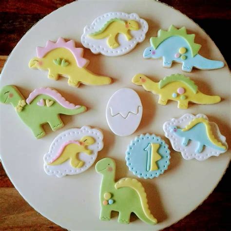 Cookies Decoradas Dinosaurios Galletas Para Ni Os Galletas