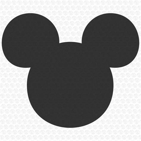 Mickey Mouse Head Outline