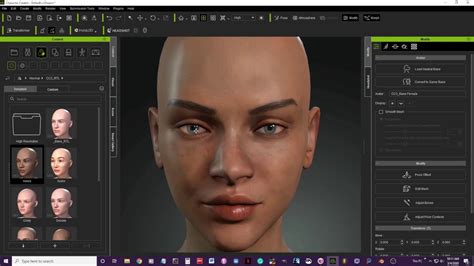 Creating A Female Superhero In Character Creator 3 And Blenderpart1