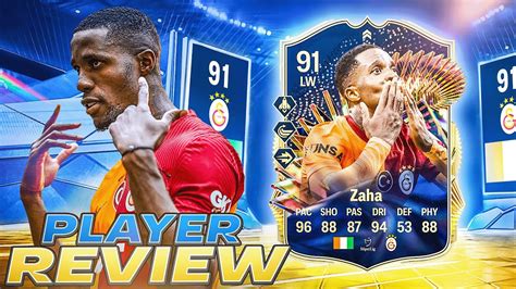 Tots Live Zaha Player Review Ea Fc Ultimate Team Youtube