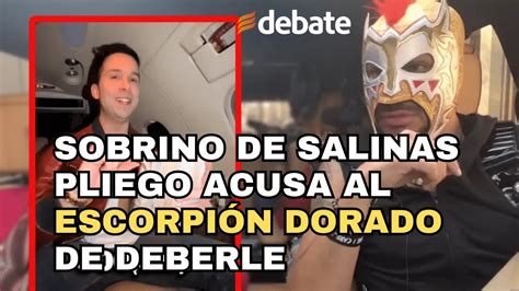 sobrino de Ricardo Salinas acusa al Escorpión Dorado de deberle 20 mil