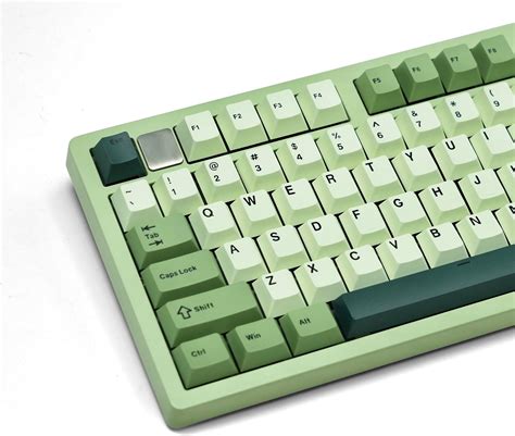 Amazon Womier Matcha Pbt Keycaps Cherry Profile Keycaps