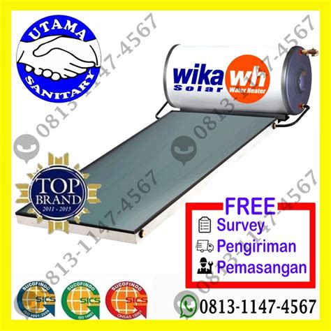 Jual Pemanas Air Tenaga Matahari Solar Water Heater Wika Liter