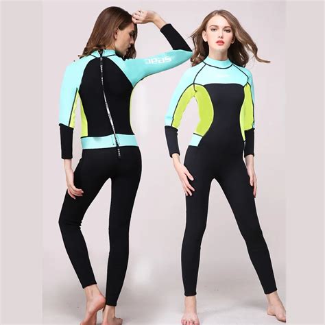 Women's Wetsuit 3mm Premium Neoprene Full Wetsuits Girls Diving Suits Scuba Surfing Sknorkeling ...