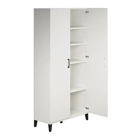 Systembuild Evolution Flex Tall Storage Cabinet In White