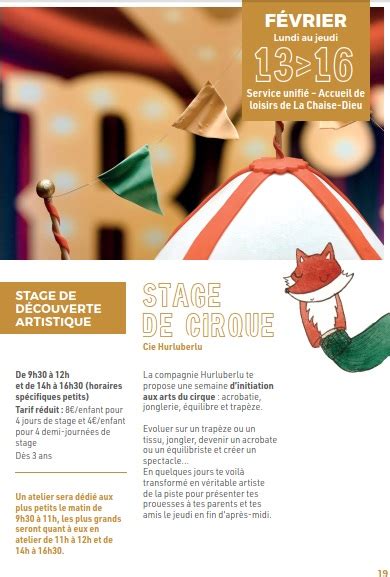 Stage De D Couverte Artistique Cirque Avec La Cie Hurluberlu Coop Art