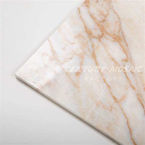 Sunset Gold Classic Polished Gold Kitchen Tiles Wholesale Centurymosaic