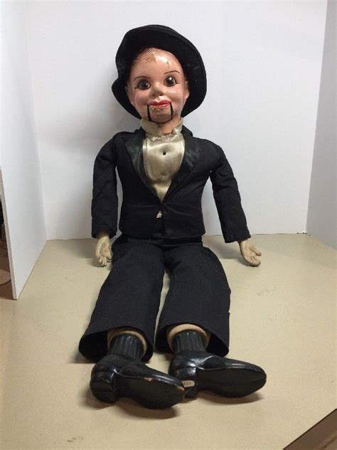 Vintage Kands Charlie Mccarthy Composition Head Ventriloquist Doll Approx