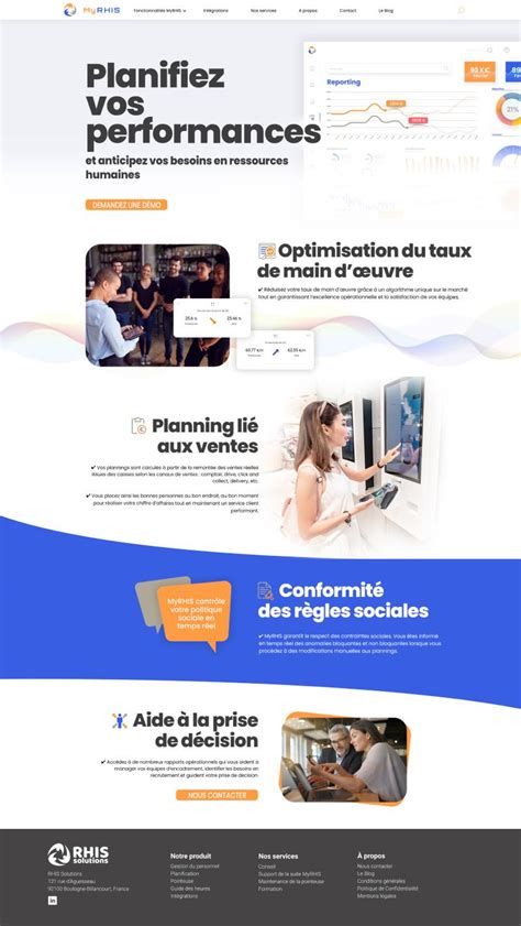 Site Internet Int Gr Sur Mesure Rhis Par Studio Connect