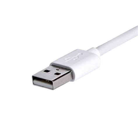 Angled Lightning To Usb Cable 2m 6ft White