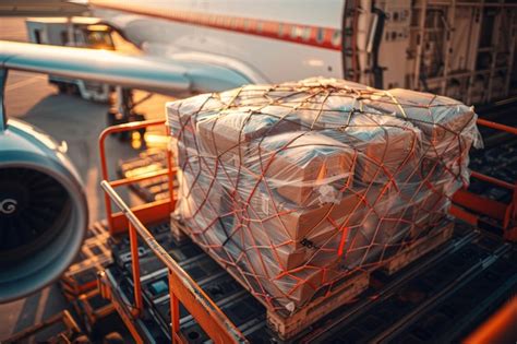 Global Delivery Services Packages Loaded Onto International Cargo Plane