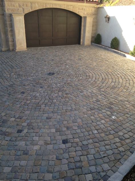 15 Antique Sandstone Cobblestone Driveway 5x5s And Mosaics Pebble