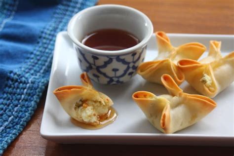 Baked Crab Rangoon With Pineapple Dipping Sauce Inquiring Chef