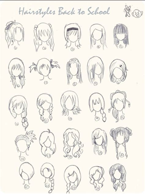 How To Draw Different Hairstyles Easy Hairstyles6h