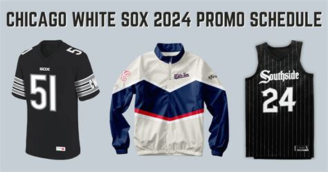 Chicago White Sox Promotional Schedule Giveaways Key Dates