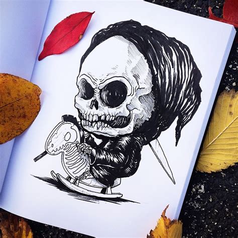 Artista Cria Desenhos De Personagens De Filme De Terror Como Beb S