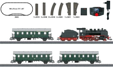 Märklin Digital Startpackung Nebenbahn mit BR 24 DB Epoche III 29243