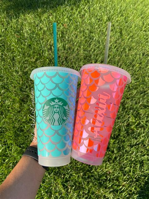 Mermaid Starbucks | Custom cups, Starbucks cups, Diy crafts