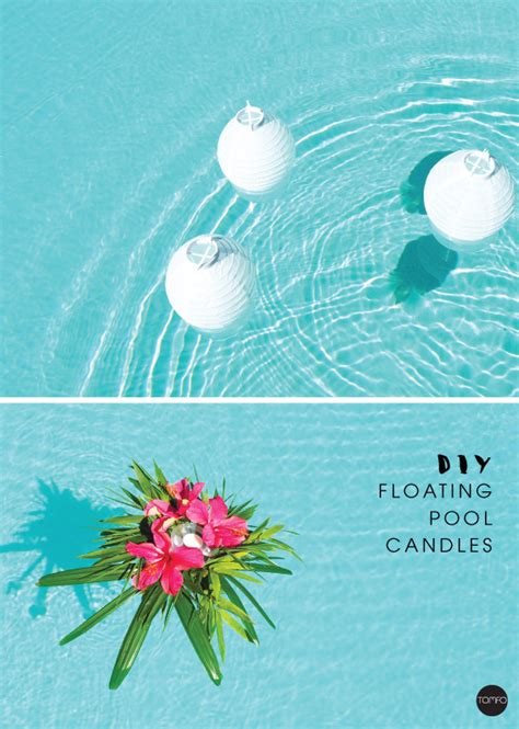 DIY Floating Pool Candle & Lights | TOMFO