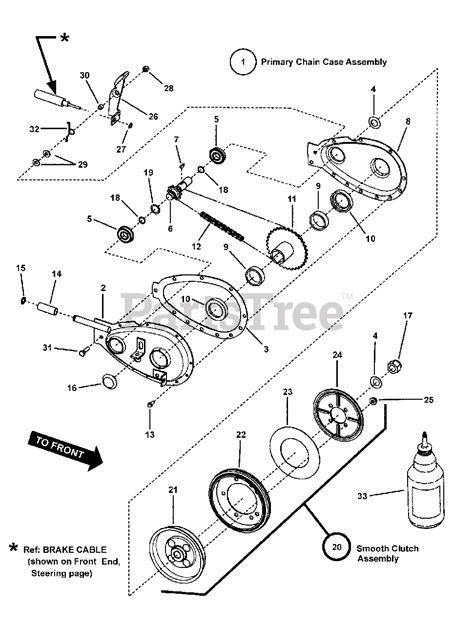 Snapper 281223bve 85622 Snapper 28 Rear Engine Riding Mower 12hp Primary Chain Case