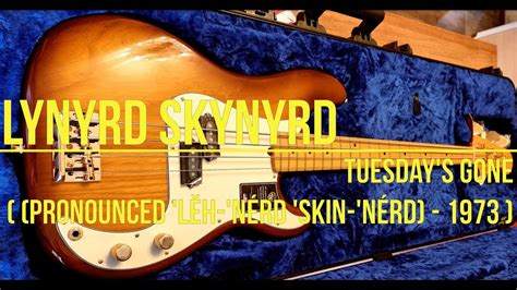 Lynyrd Skynyrd Tuesdays Gone Bass Cover With Fender 75th Anniversary