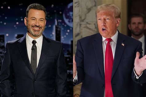 Donald Trump Told An Odd Story About Jimmy Kimmel—kimmel Disputes It