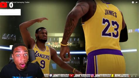 BRONNY SIGHTING IN 2K!! | NBA2K25 Official Gameplay Trailer REACTION ...