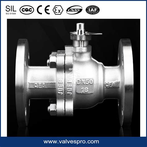 Ansi Class Investment Casting Flange Stainless Steel Ball Valve