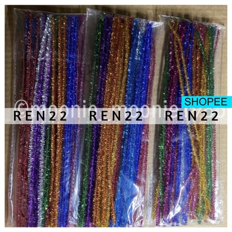 Fuzzy Wires Chenille For Arts And Crafts Shopee Philippines