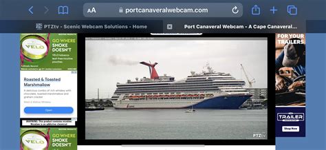 Side shot of the Freedom on the Port Canaveral webcam this morning…. do you think they’ll cut ...