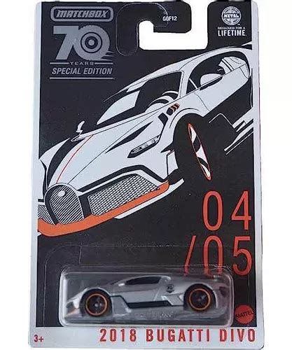 Matchbox 70 Años Edición Especial 2018 Bugatti Divo Envío gratis