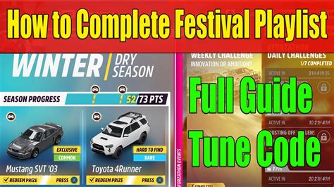 Forza Horizon How To Complete Festival Playlist Winter Season Series