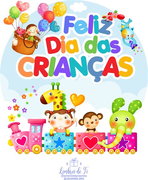 Arte Dia Das Criança - Arte e Vetor: Estampa Feliz Dia das Crianças - Trem com Animais