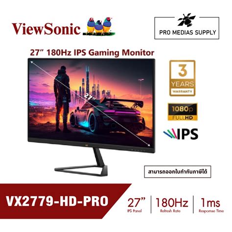 Viewsonic Gaming Monitor Vx Hd Pro Full Hd Hz Ips Ms