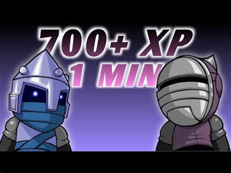 Castle Crashers Remastered Easy XP Exploit For Fencer Industrialist