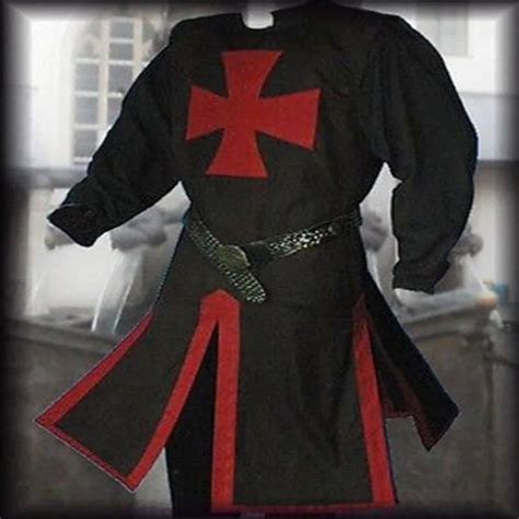 Medieval Warriors Knight Templar Crusader Costume For Adult Men Gown