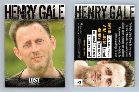 Henry Gale 72 Lost Season 2 Inkworks 2006 Trading Card