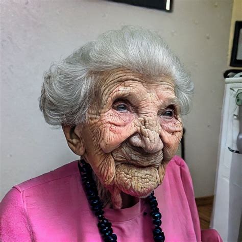 Hi Reddit Today Is Grans 100th Birthday And She Wanted To Show Off Her Hairdo For Such A Special