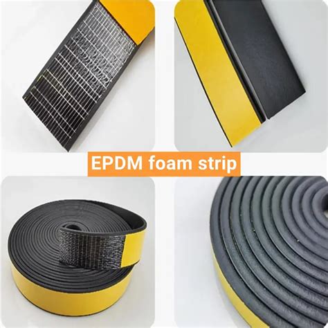 Rubber Self Adhesive Sponge Seal Strip Width Mm Thick Mm Single