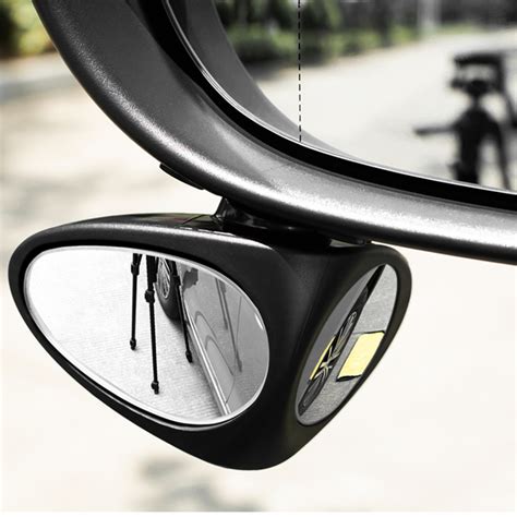 R Car Double Side Blind Spot Rearview Mirror Hd Wide Angle