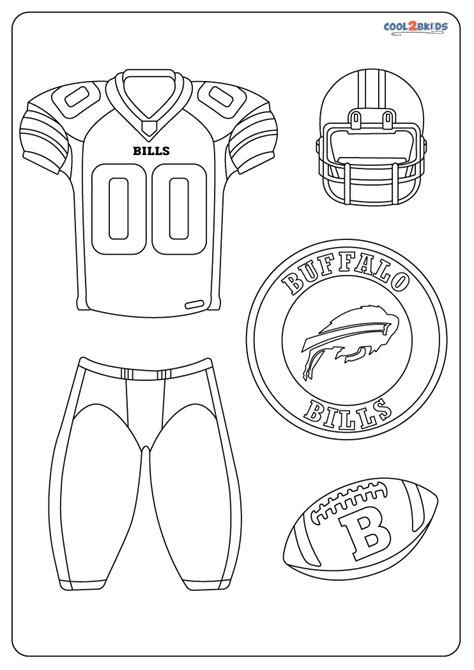 Free Printable Buffalo Bills Football Coloring Pages For Kids