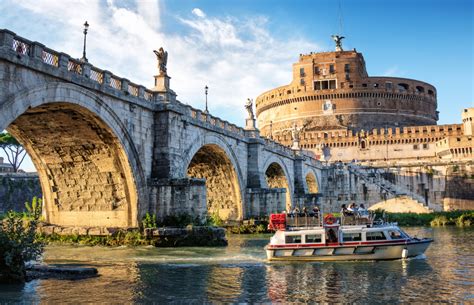 Sant Angelo Bridge and Castle in Rome jigsaw puzzle in Bridges puzzles ...