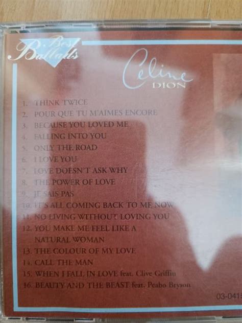 Cd Celine Dion Best Ballads Ptt častim