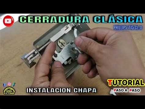 Como Instalar Chapa de Sobreponer en Puerta Cerradura Clásica