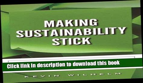 Making Sustainability Stick Pdf Download Twitter