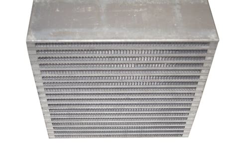 Full Aluminum Bar Plate Fin Core For Oil Cooler Radiator Heat Exchanger