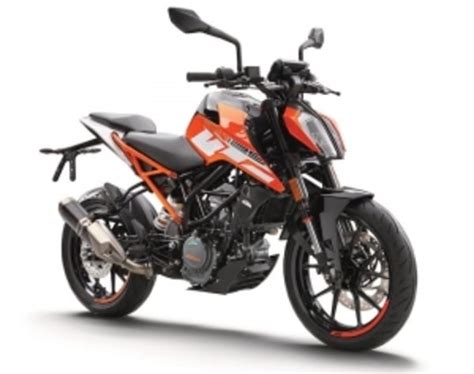 KTM Duke 125 Available colors.