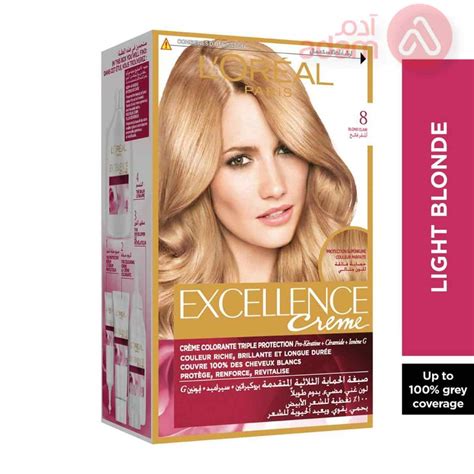 Loreal Excellence Creme 8 Light Blond 72ml Adam Pharmacies