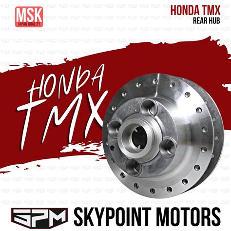 REAR HUB FOR HONDA TMX 155 MSK 9707 018 Shopee Philippines