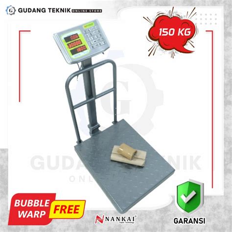 Jual Timbangan Duduk Digital Rail Kg Nankai Digital Scales Double